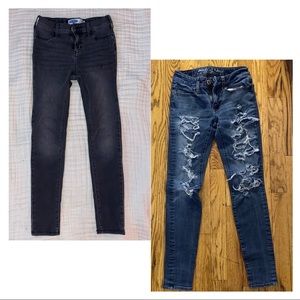 American Eagle Skinny Jeans Bundle size 00